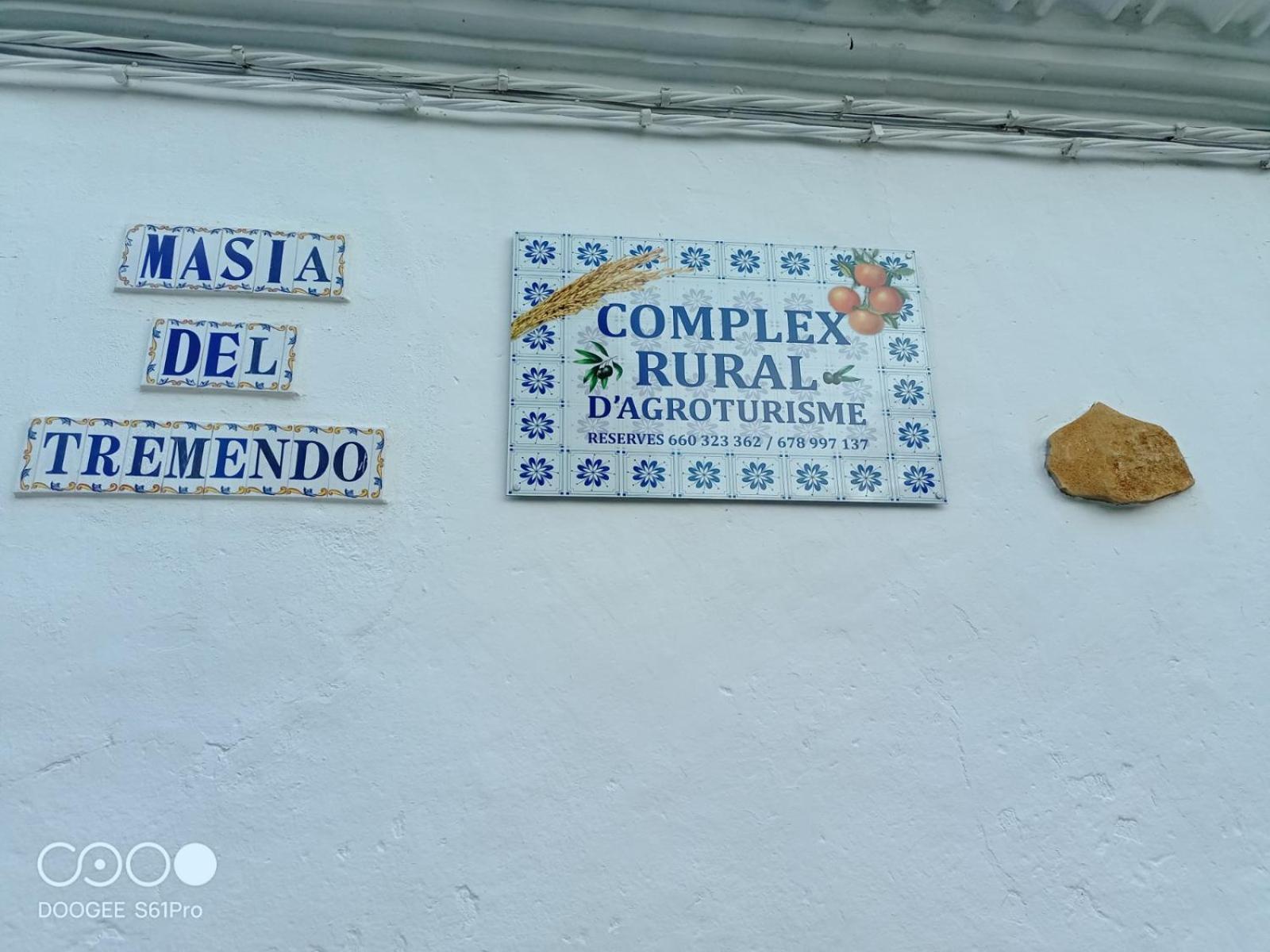 Casa Rural Complex Masia Del Tremendo Y Agroturismo 卡马尔莱斯 外观 照片